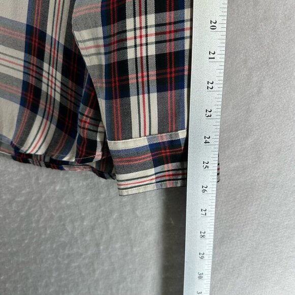 Levi's Shirt Womens 2XL Boyfriend Fit Plaid Button Front Long Sleeve - Picture 9 of 11
